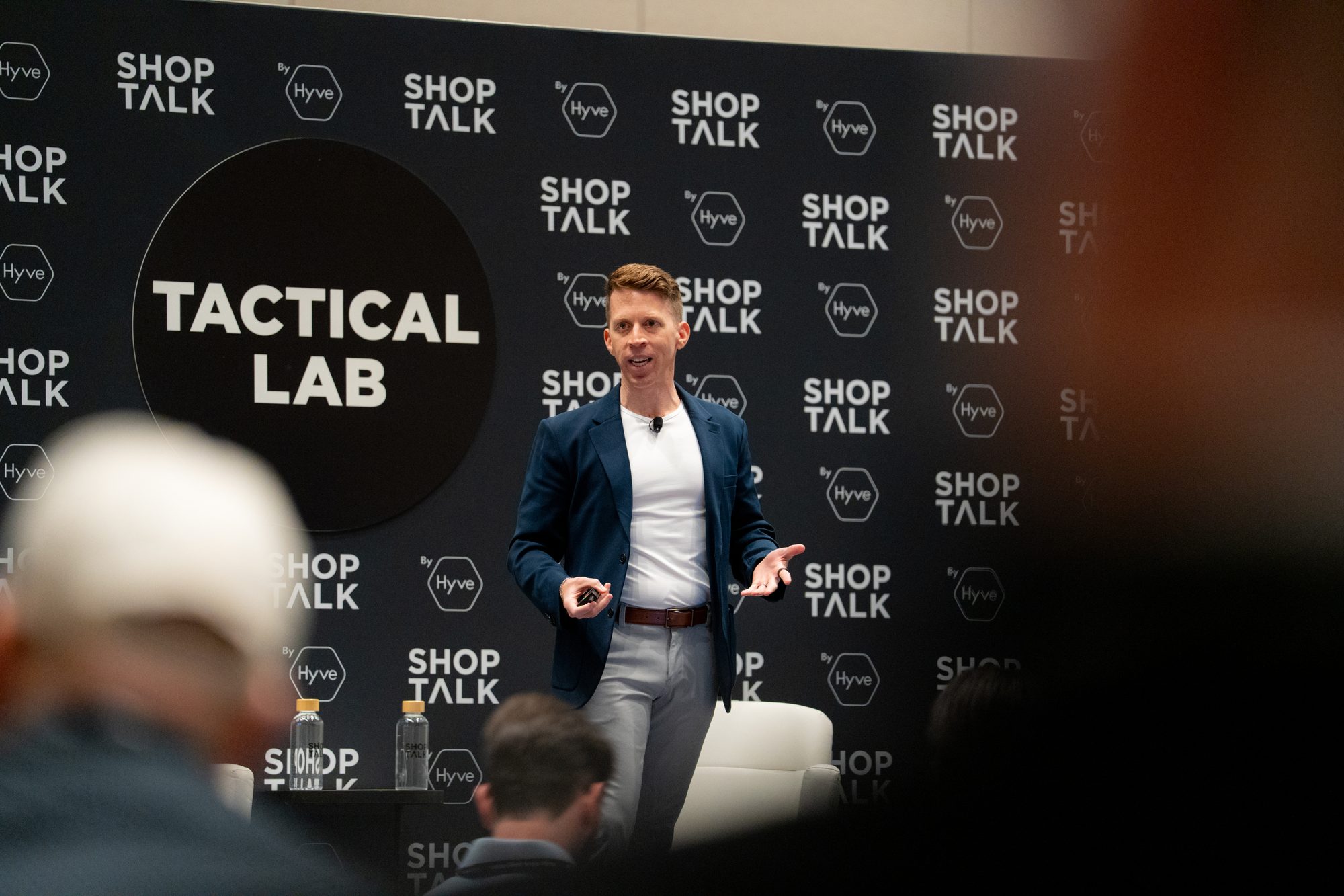 Geoffrey speaking at Shoptalk